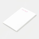 Professionele minimalistische eenvoudige elegante post-it® notes (Schuin)