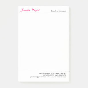 Professionele minimalistische eenvoudige elegante  post-it® notes