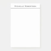 Professionele minimalistische eenvoudige moderne n post-it® notes (Voorkant)