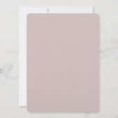 Professionele Minimalistische Eenvoudige Roze Goud Save The Date (Achterkant)