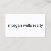 Professionele minimalistische foto visitekaartje (Voorkant)