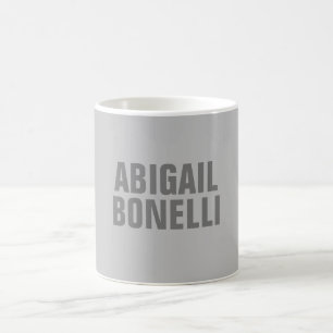 Professionele minimalistische gewaagde moderne gri koffiemok