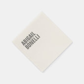 Professionele minimalistische gewaagde moderne gri servet (Hoek)