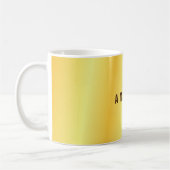 Professionele, minimalistische goudkleur voegt jou koffiemok (Links)