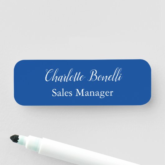 Professionele minimalistische handschrift naam bla naamplaatje (In situ)