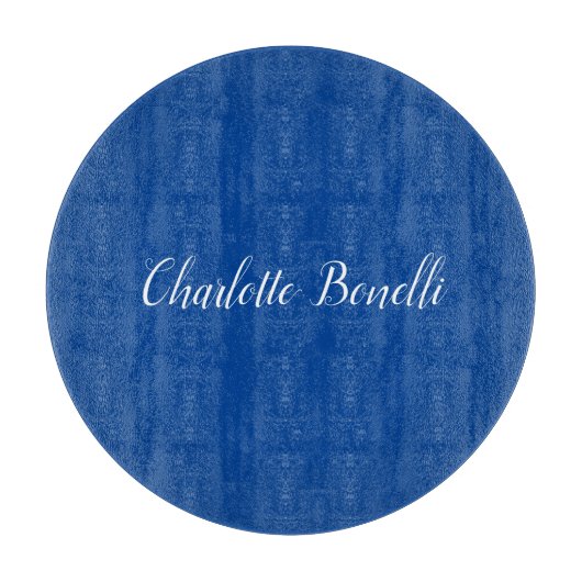 Professionele minimalistische handschrift naam bla snijplank (Voorkant)