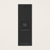 Professionele minimalistische Hang Labels Mini Visitekaartjes (Achterkant)