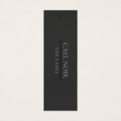 Professionele minimalistische Hang Labels Mini Visitekaartjes (Voorkant)