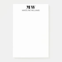 Professionele, minimalistische Initialen Business 