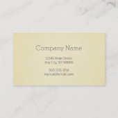 Professionele minimalistische koraaltan visitekaartje (Achterkant)