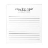 Professionele minimalistische led notitieblok (Voorkant)