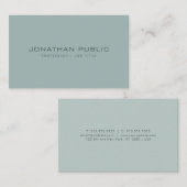 Professionele minimalistische legante moderne lapt visitekaartje (Voorkant / Achterkant)