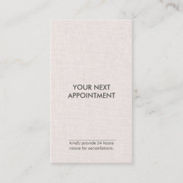 Professionele minimalistische Linen verticale Beno Visitekaartje