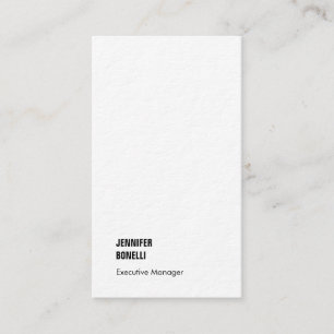 Professionele minimalistische moderne dikke luxe t visitekaartje