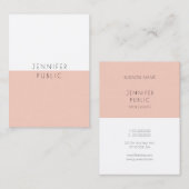 Professionele minimalistische, moderne, eenvoudige visitekaartje (Voorkant / Achterkant)
