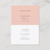 Professionele minimalistische, moderne, eenvoudige visitekaartje (Achterkant)