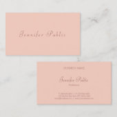 Professionele minimalistische moderne elegante een visitekaartje (Voorkant / Achterkant)