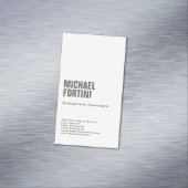 Professionele minimalistische moderne, gedurfde, g magnetisch visitekaartje (Voorbeeld)
