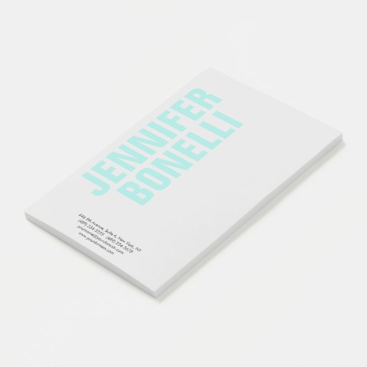 Professionele minimalistische moderne gewaagde bla post-it® notes (Schuin)