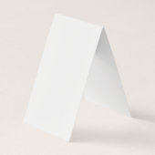 Professionele minimalistische moderne goud & wit visitekaartje (Achterkant)
