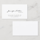 Professionele minimalistische moderne grafische Sm Visitekaartje (Voorkant / Achterkant)