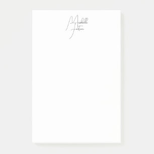 Professionele, minimalistische moderne handschrijf post-it® notes