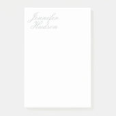 Professionele minimalistische moderne kalligrafie  post-it® notes (Voorkant)