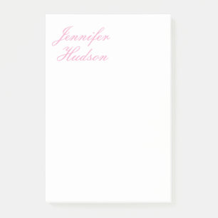 Professionele minimalistische moderne kalligrafie  post-it® notes