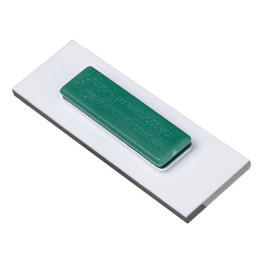 Professionele, minimalistische, moderne lay-out naambadge (Achterkant)