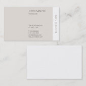Professionele minimalistische moderne legant rendy visitekaartje (Voorkant / Achterkant)