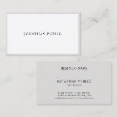 Professionele minimalistische moderne legant rendy visitekaartje (Voorkant / Achterkant)