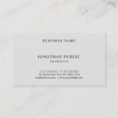 Professionele minimalistische moderne legant rendy visitekaartje (Achterkant)