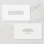 Professionele minimalistische moderne lijnen visitekaartje (Voorkant / Achterkant)