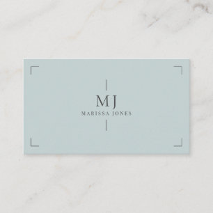 Professionele minimalistische moderne monogram sto visitekaartje