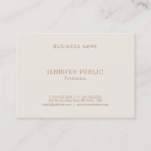 Professionele, minimalistische, moderne Sjabloon L Visitekaartje (Achterkant)