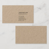 Professionele minimalistische moderne topklasse visitekaartje (Voorkant / Achterkant)