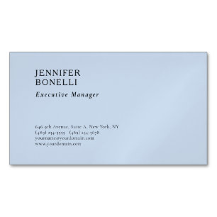 Professionele minimalistische moderne trendy bleke magnetisch visitekaartje