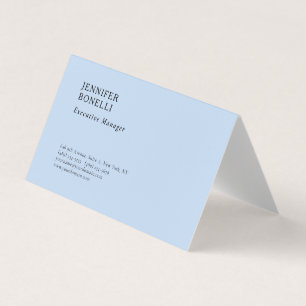 Professionele minimalistische moderne trendy bleke visitekaartje