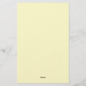 Professionele minimalistische moderne trendy crème briefpapier (Achterkant)