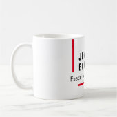 Professionele, minimalistische moderne trendy koffiemok (Links)