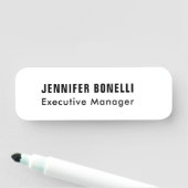 Professionele minimalistische moderne trendy naamplaatje (In situ)