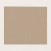 Professionele, minimalistische moderne trendy visitekaartje (Binnenkant ongevouwen)