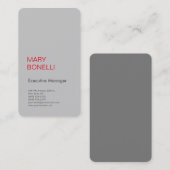 Professionele minimalistische moderne visitekaartje (Voorkant / Achterkant)