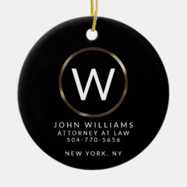 Professionele minimalistische monogram Ornament