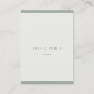 Professionele, minimalistische ontwerp groene Sjab Visitekaartje