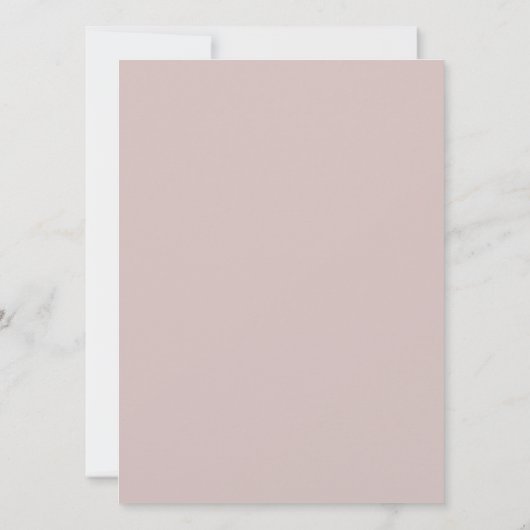 Professionele Minimalistische Plain Roos Gouden Kl Save The Date (Achterkant)