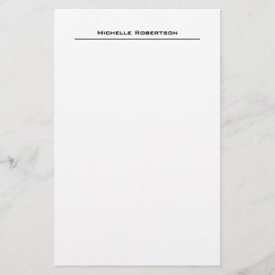 Professionele minimalistische platte, eenvoudige m briefpapier