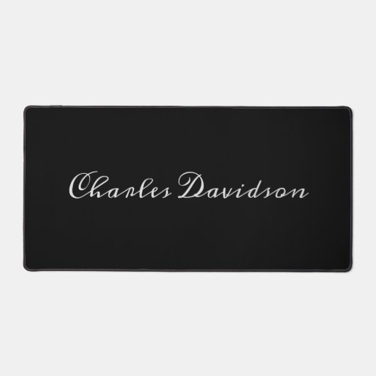 Professionele minimalistische platte kalligrafie z bureaumat (Voorkant)