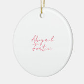 Professionele minimalistische rood wit modern keramisch ornament (Links)