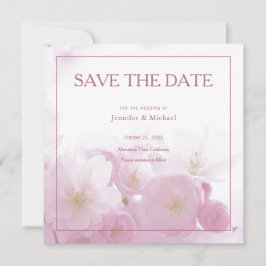 Professionele Minimalistische Roze Gouden Kleur Bl Save The Date